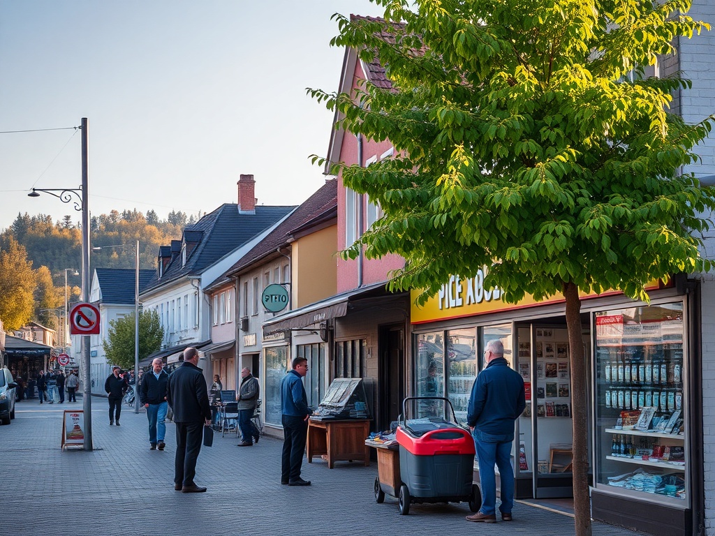 Ilustracja koncepcyjna "Żywych Muzeów" w Ustroniu, prezentująca interaktywne doświadczenie historyczne